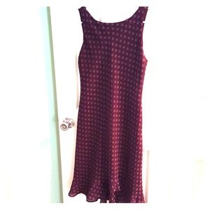 Purple high low dress